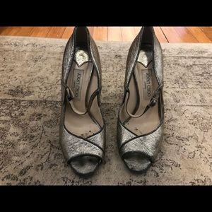 Jimmy Choo Gun Metal Mary Jane Pumps